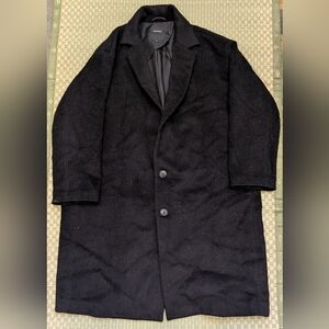 Pas De Calais Alpaca Wool Coat Black Women's Size IT 40 Made in Japan